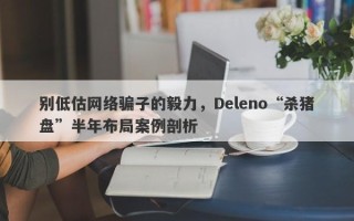 别低估网络骗子的毅力，Deleno“杀猪盘”半年布局案例剖析