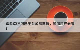 希盟CXM问题平台公然造假，警惕用户必看！