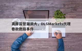 离岸监管漏洞大，DLSMarkets代理卷款跑路事件