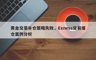 黄金交易补仓策略失败，Exness交易爆仓案例分析