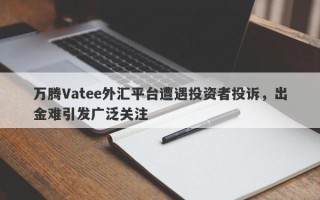 万腾Vatee外汇平台遭遇投资者投诉，出金难引发广泛关注