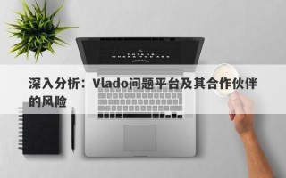 深入分析：Vlado问题平台及其合作伙伴的风险