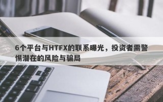 6个平台与HTFX的联系曝光，投资者需警惕潜在的风险与骗局