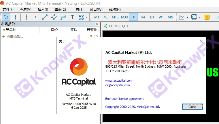 ACCapital双重监管迷雾下的“李鬼”交易平台，投资者慎入！-第7张图片-要懂汇