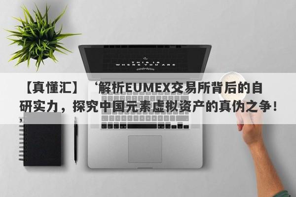 【真懂汇】‘解析EUMEX交易所背后的自研实力，探究中国元素虚拟资产的真伪之争！’-第1张图片-要懂汇