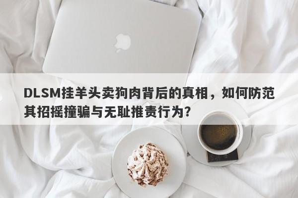 DLSM挂羊头卖狗肉背后的真相，如何防范其招摇撞骗与无耻推责行为？-第1张图片-要懂汇