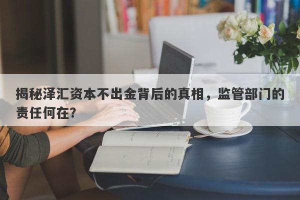 揭秘泽汇资本不出金背后的真相，监管部门的责任何在？-第1张图片-要懂汇