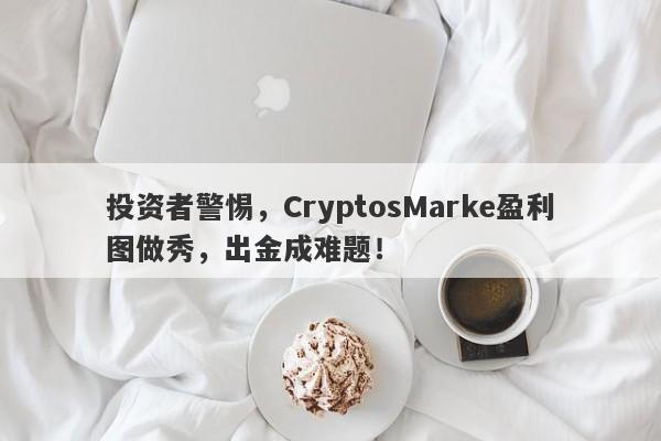 投资者警惕，CryptosMarke盈利图做秀，出金成难题！-第1张图片-要懂汇