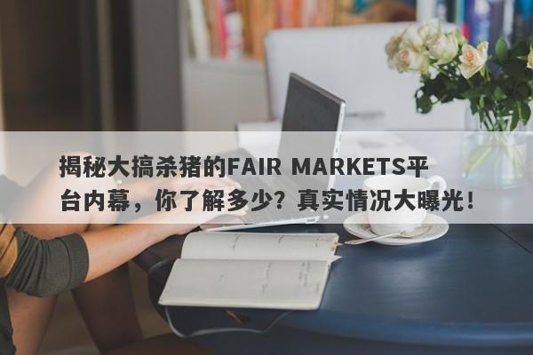 揭秘大搞杀猪的FAIR MARKETS平台内幕，你了解多少？真实情况大曝光！-第1张图片-要懂汇