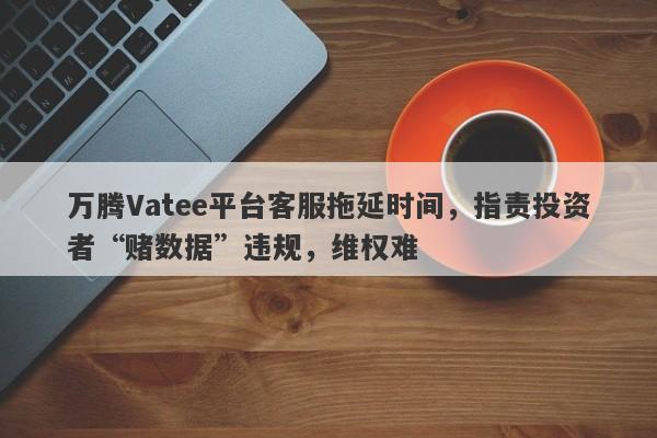 万腾Vatee平台客服拖延时间，指责投资者“赌数据”违规，维权难-第1张图片-要懂汇