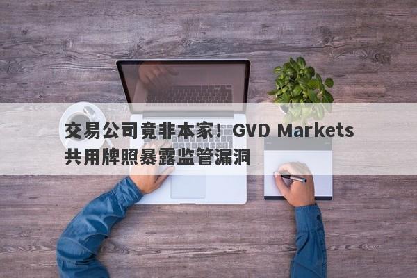 交易公司竟非本家！GVD Markets共用牌照暴露监管漏洞-第1张图片-要懂汇