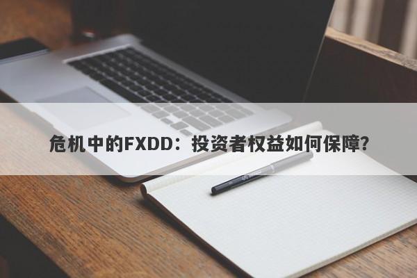 危机中的FXDD：投资者权益如何保障？-第1张图片-要懂汇