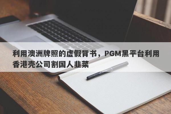 利用澳洲牌照的虚假背书，PGM黑平台利用香港壳公司割国人韭菜-第1张图片-要懂汇